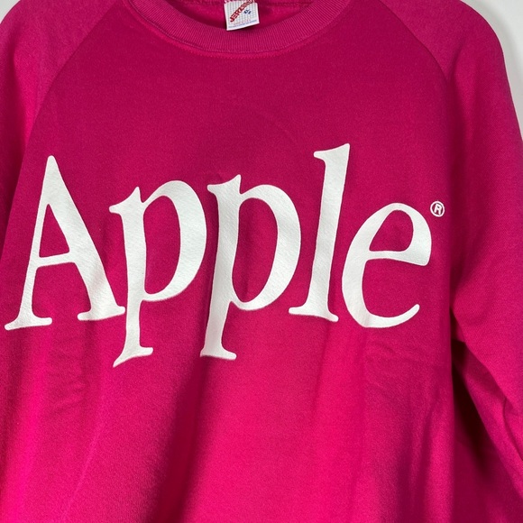 Vintage Deadstock Apple Crew Neck Sweatshirt Sz XL NWT Year 89-92 Unisex - Picture 9 of 11